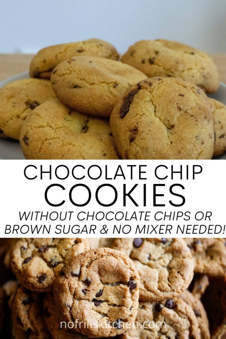 Chocolate Chip Cookies Without Chocolate Chips Or Brown Sugar No Frills Kitchen