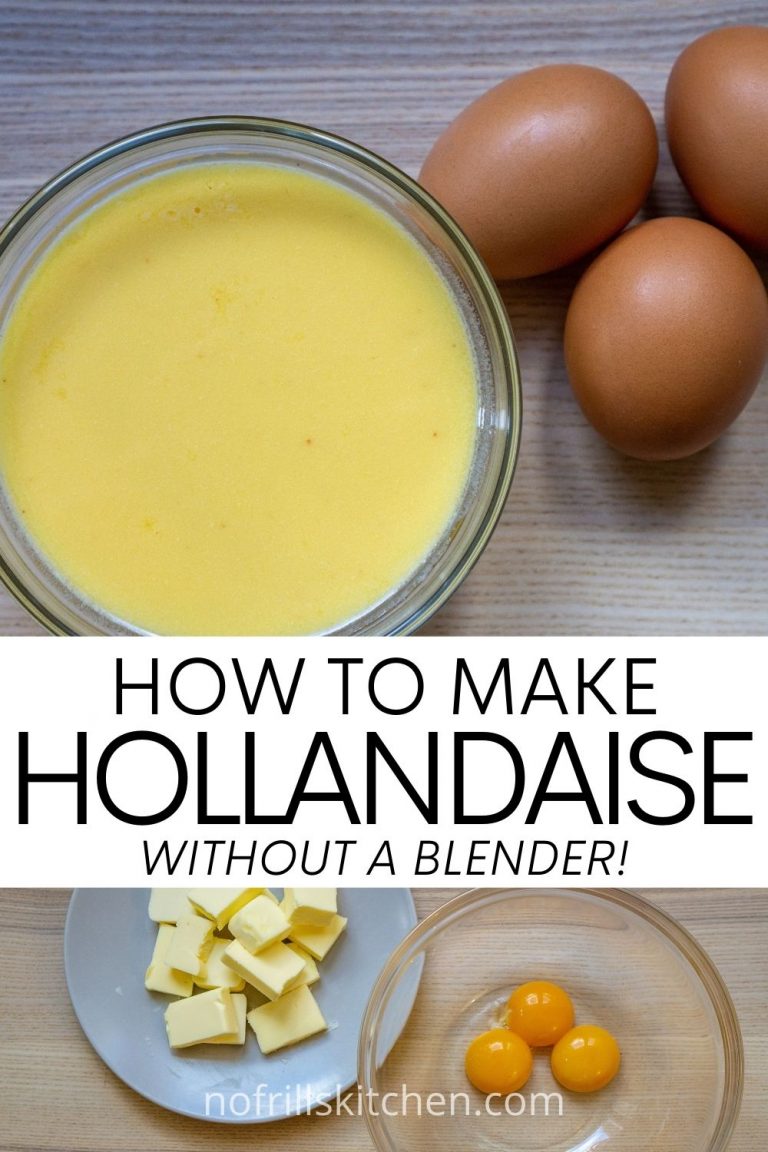 Hollandaise Sauce Without Lemon Recipe (No Blender!) No Frills Kitchen