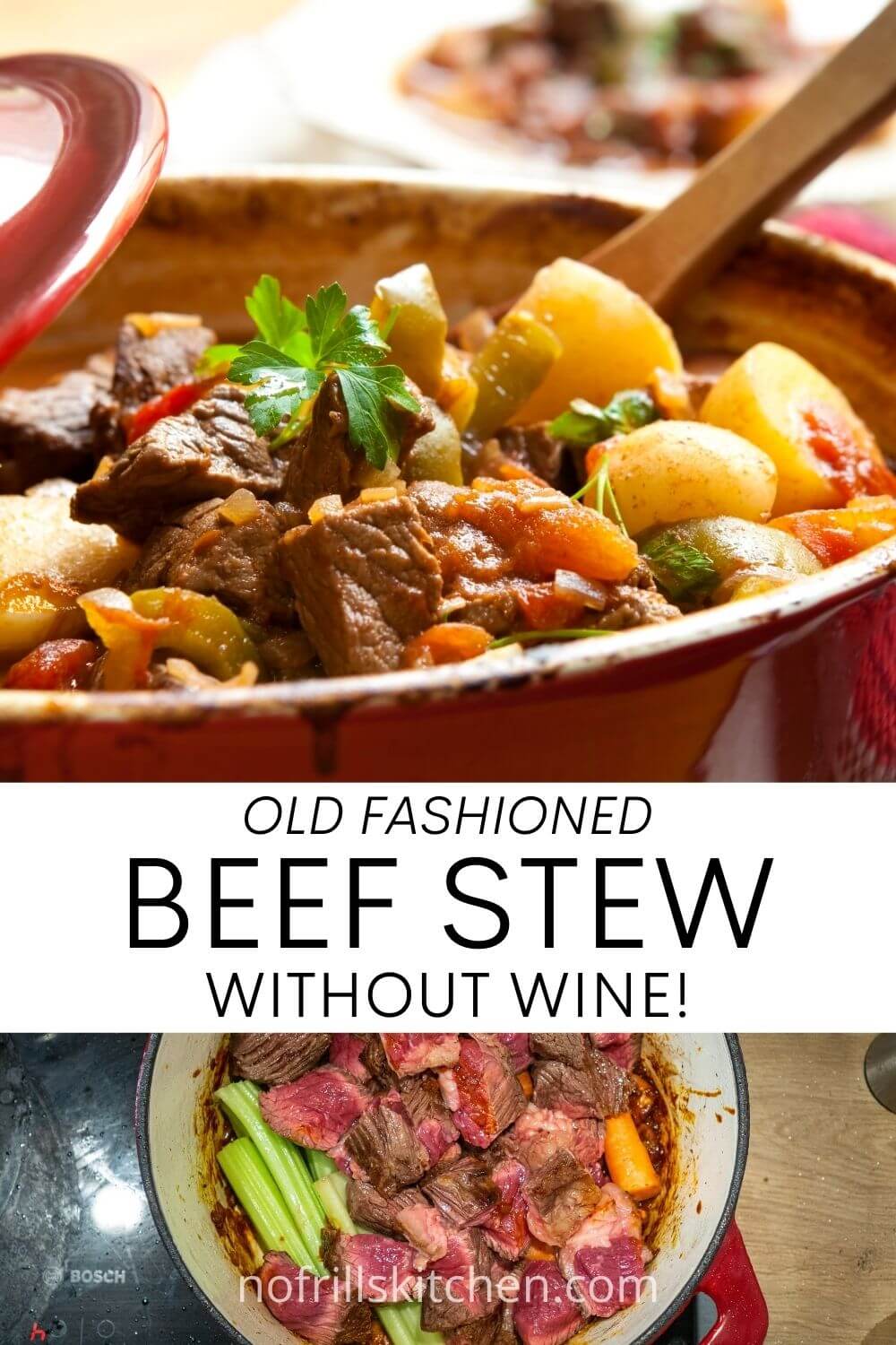 Old Fashioned Beef Stew Recipe Without Wine No Frills Kitchen