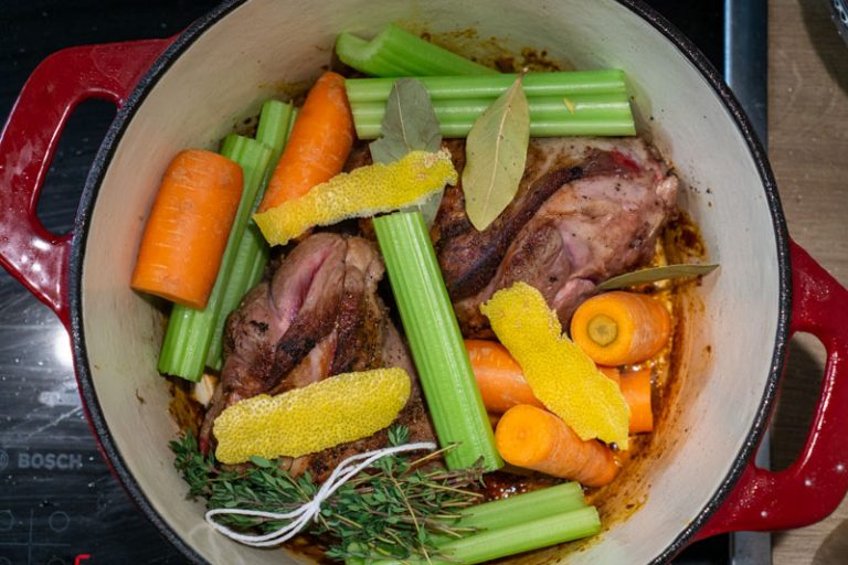 Zesty Braised Lamb Shanks Recipe Without Wine No Frills Kitchen
