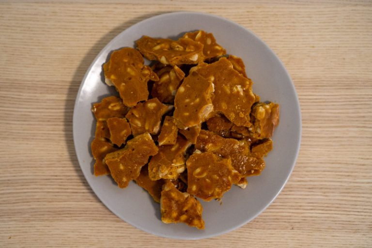 Easy Peanut Brittle Without Corn Syrup Recipe No Frills Kitchen
