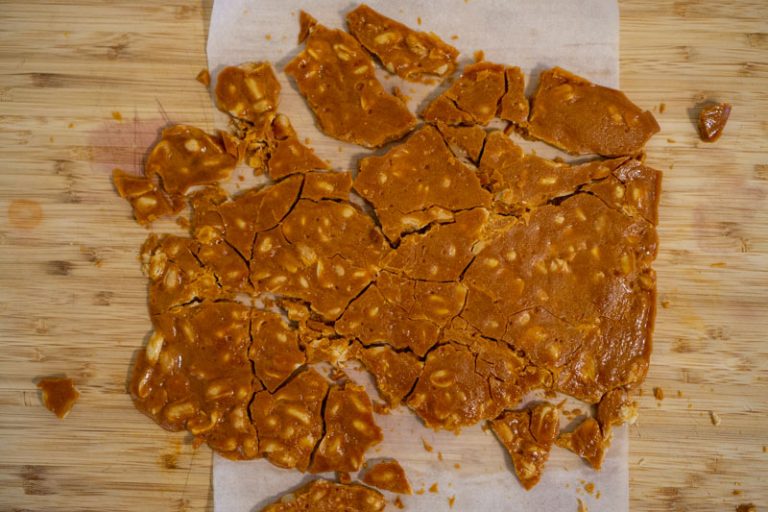 Easy Peanut Brittle Without Corn Syrup Recipe No Frills Kitchen