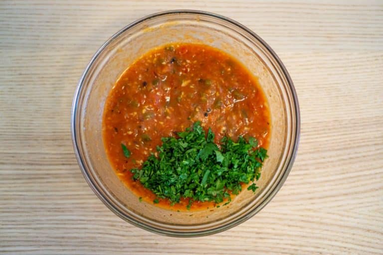 Mexican Restaurant Salsa Without a Blender Recipe No Frills Kitchen