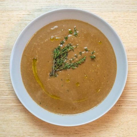 Easy Vegetarian Mushroom Soup Without Cream Recipe - No Frills Kitchen