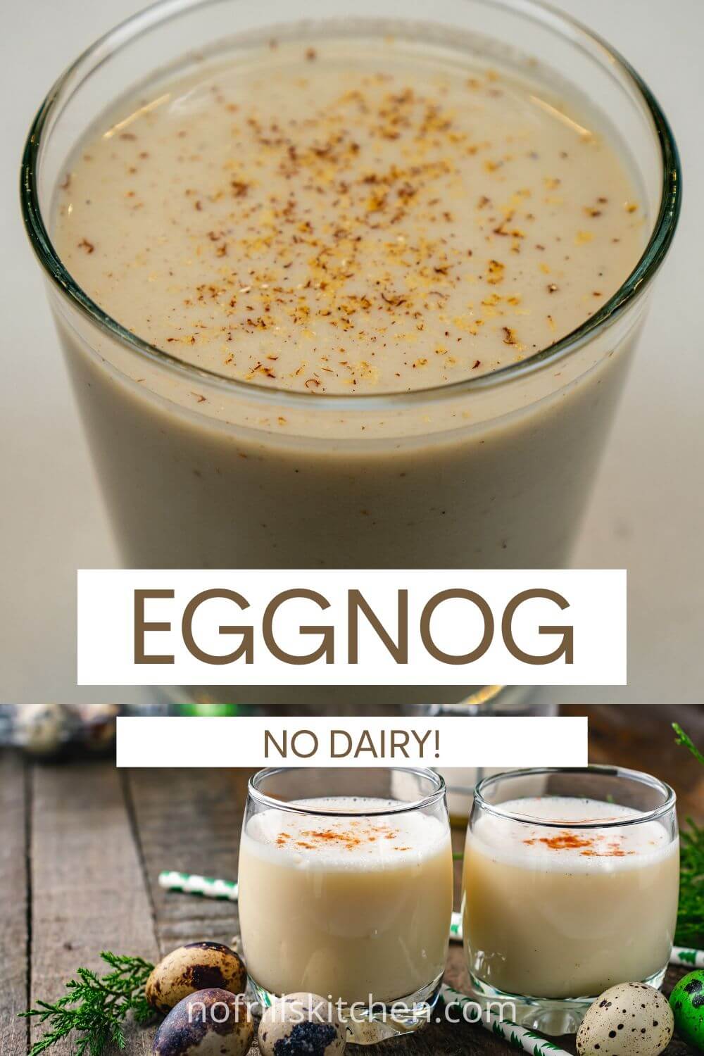 Easy Dairy-Free Eggnog Without Cream Recipe - No Frills Kitchen