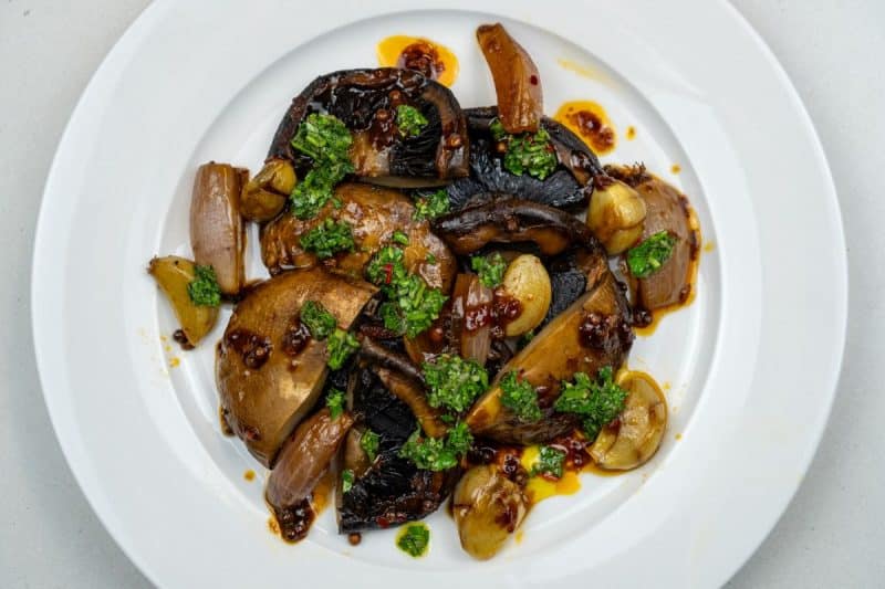 Slow Cooked Portobello Mushrooms