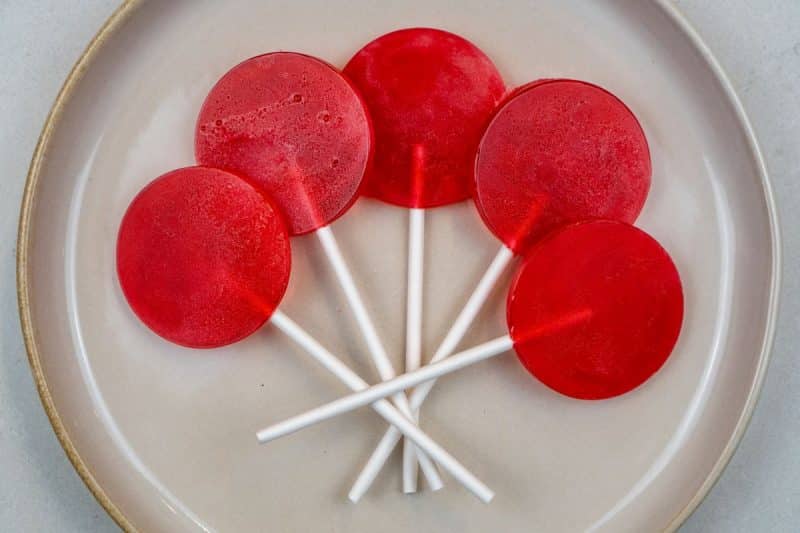 Homemade Lollipops Without Corn Syrup
