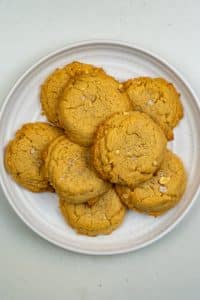 Chewy Peanut Butter Cookies Without Brown Sugar - No Frills Kitchen