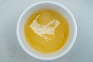 Hydrating the gelatin
