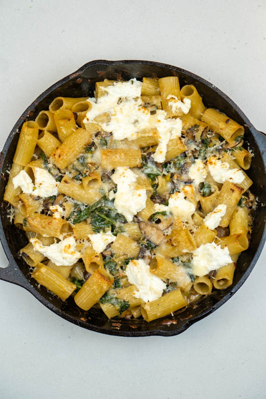 Mushroom & Leek Pasta Bake