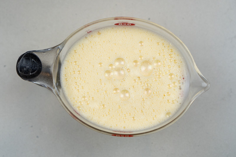 Strained custard