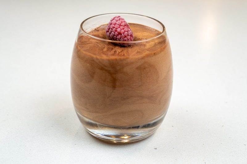 Dark Chocolate Raspberry Mousse