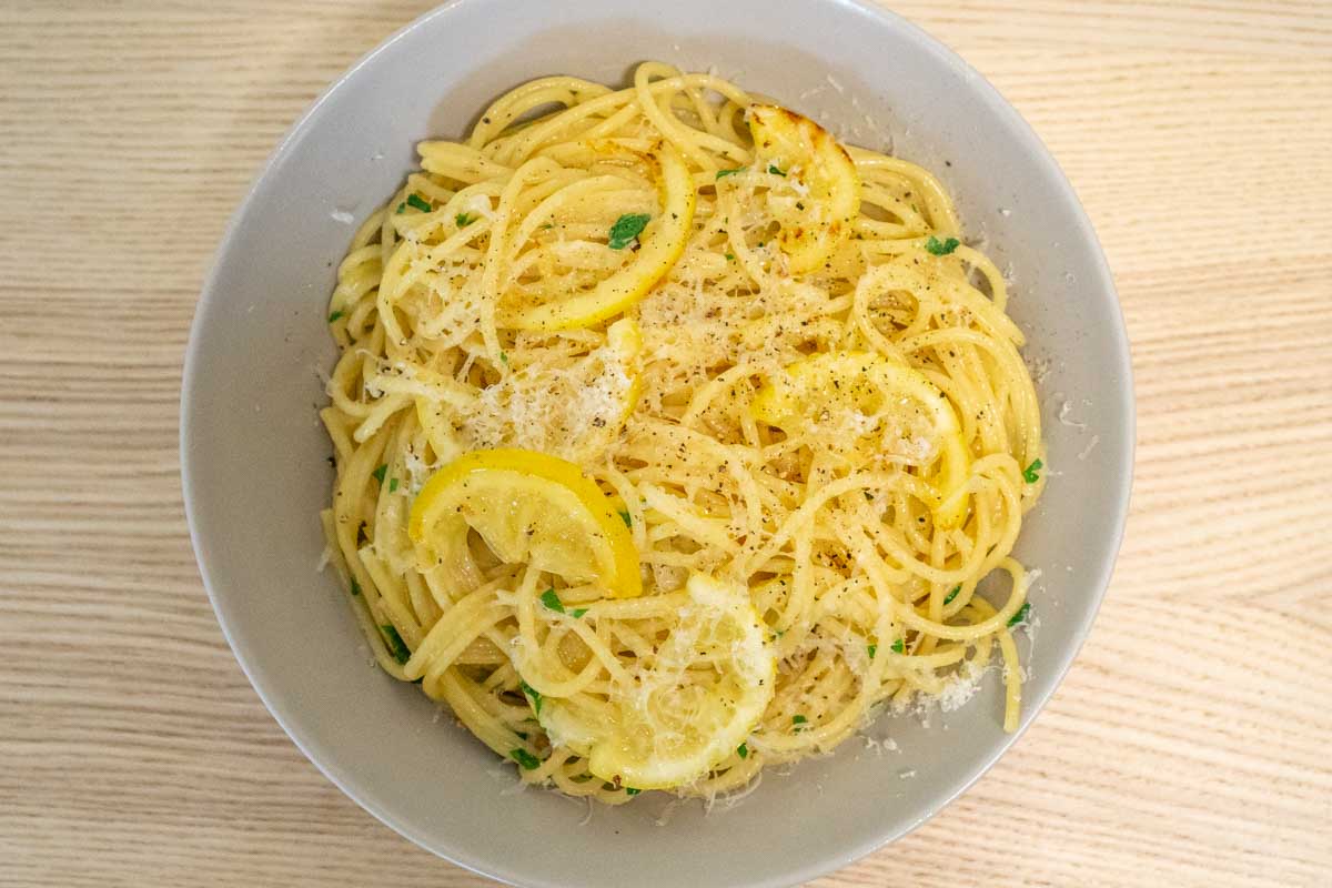 Lemon Pasta Without Cream