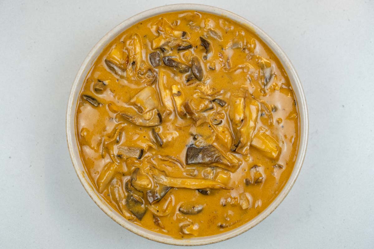 Oyster Mushroom Stroganoff