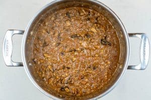 Stew ready to serve