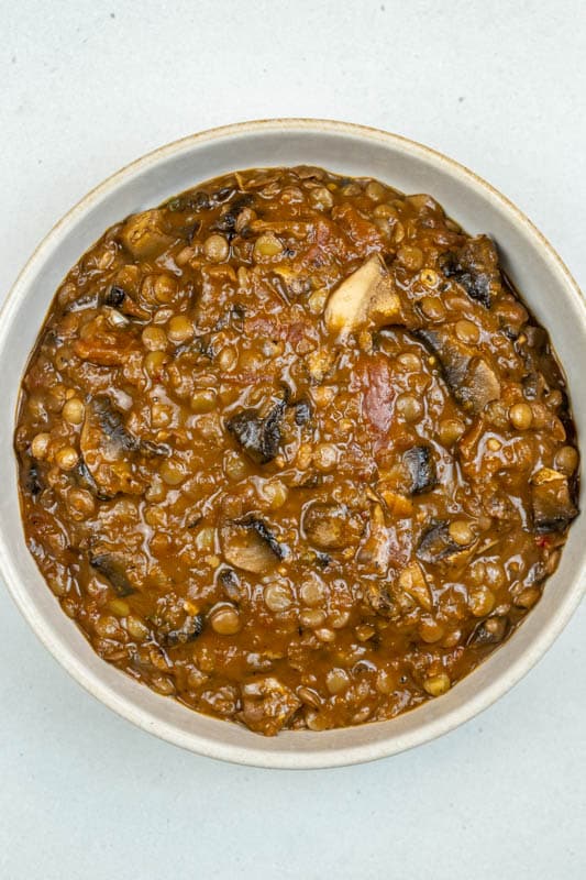 Lentil & Mushroom Stew