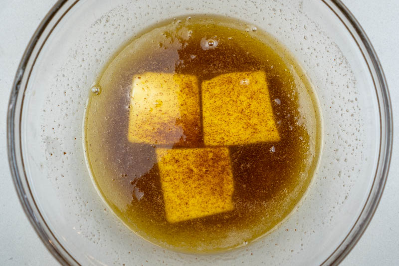 Cooling the butter mixture