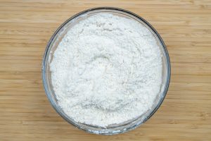 Whisking the dry ingredients