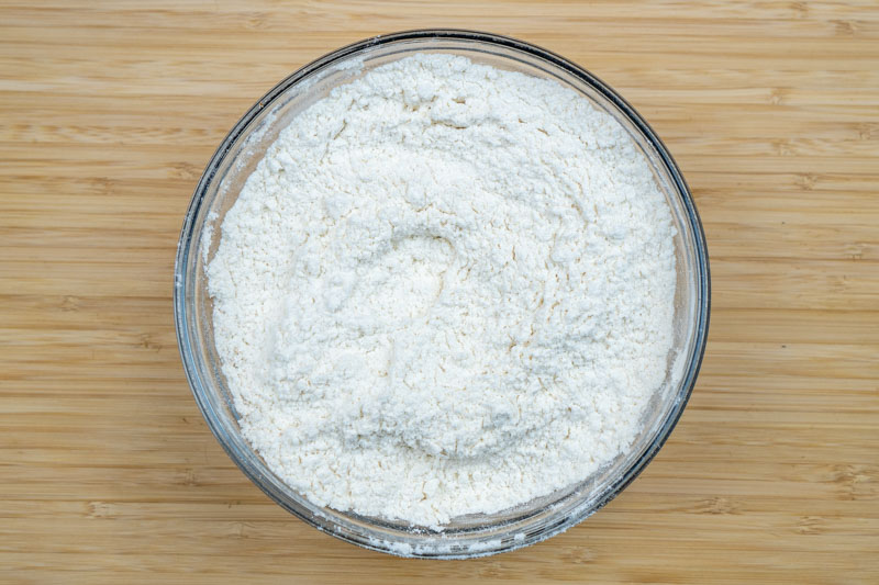 Whisking the dry ingredients