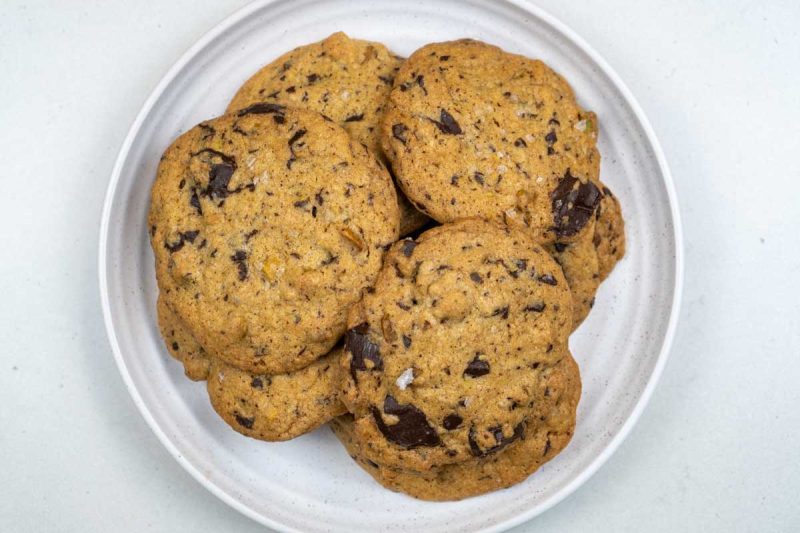 Dark Chocolate Pistachio Cookies