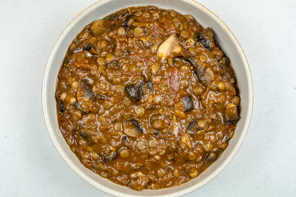 Mushroom Lentil Stew