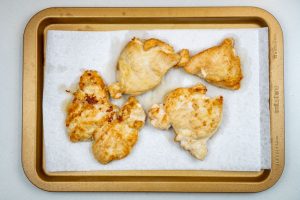 Cooked chicken