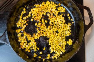Cooking the corn