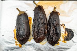 Roasted eggplant