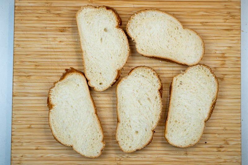 Drying out the bread