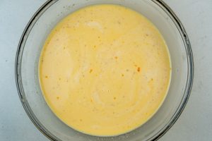 Making the custard