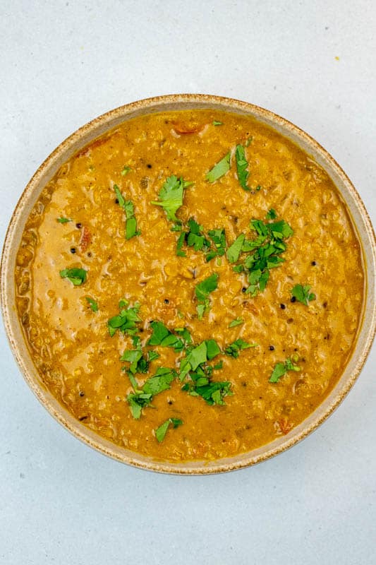 Red Lentil Dahl (No Coconut Milk!)