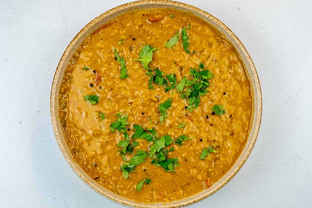 Lentil Dahl Without Coconut Milk