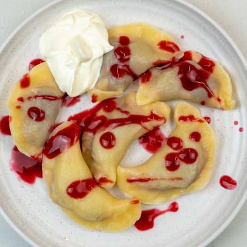 Ukrainian Sour Cherry Dumplings
