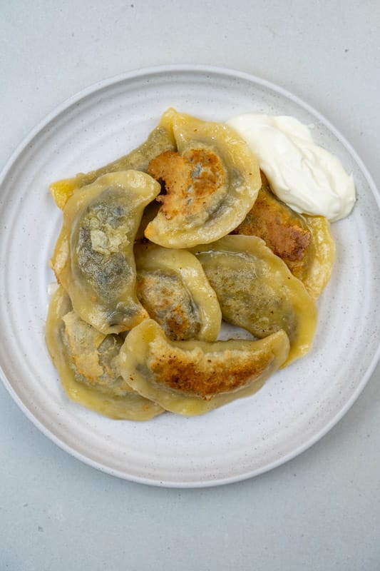 Cabbage Mushroom Pierogi