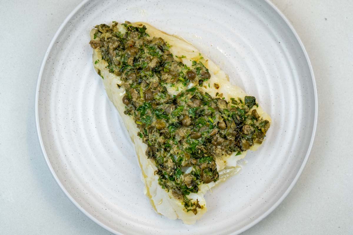 Baked Cod in Foil
