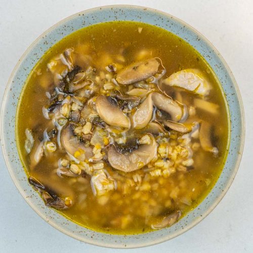 Chicken Mushroom Barley Soup