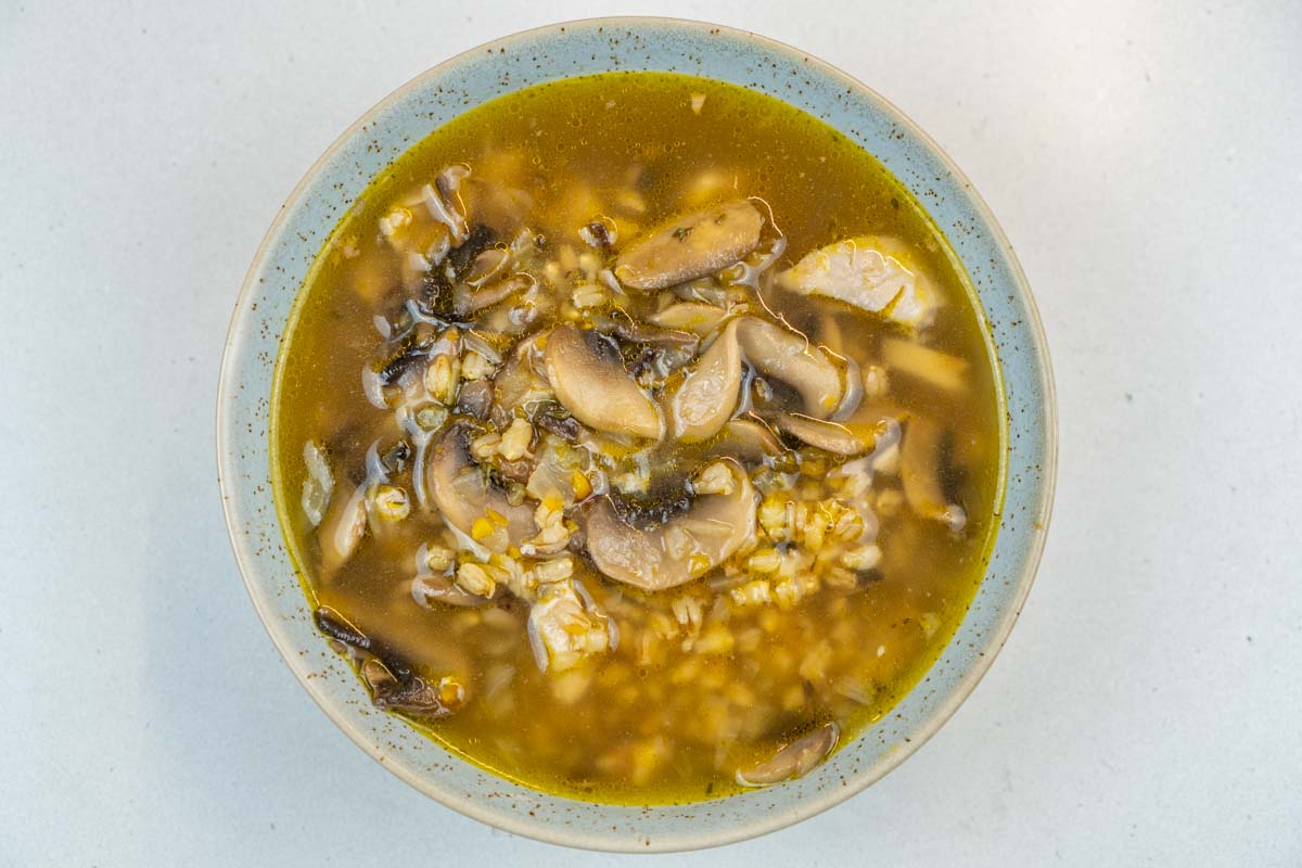 Chicken Mushroom Barley Soup