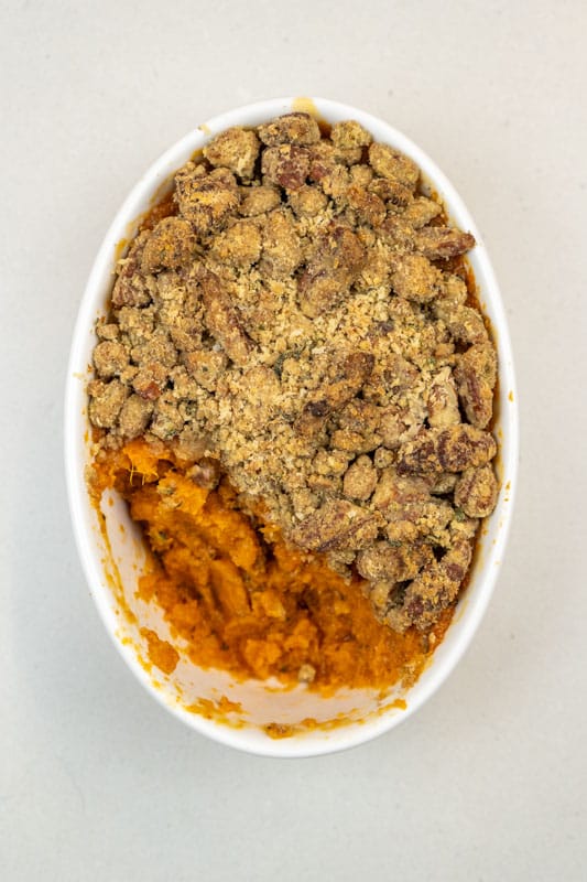 Sweet Potato Casserole (No Marshmallows!)
