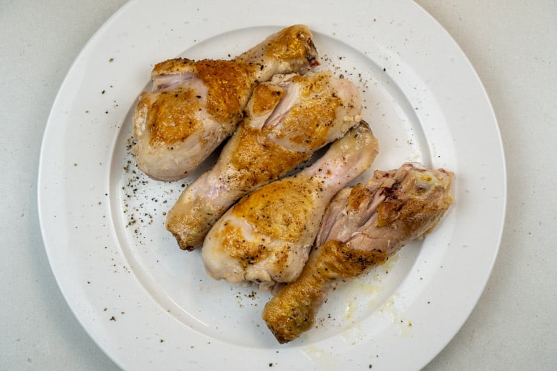 Seared chicken