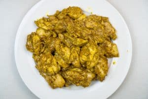 Browned chicken