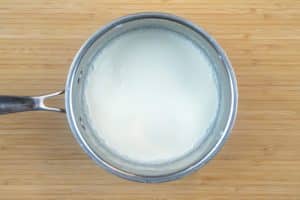 Heated milk