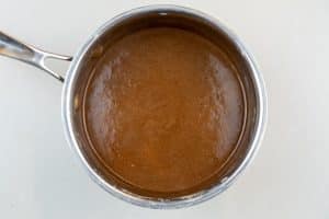Stirring in the chocolate