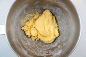 Mixing the dough