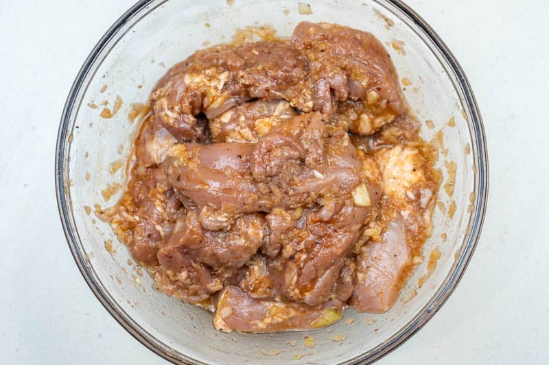 Marinated chicken