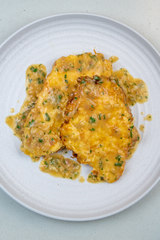Chicken Francese (No Wine!)