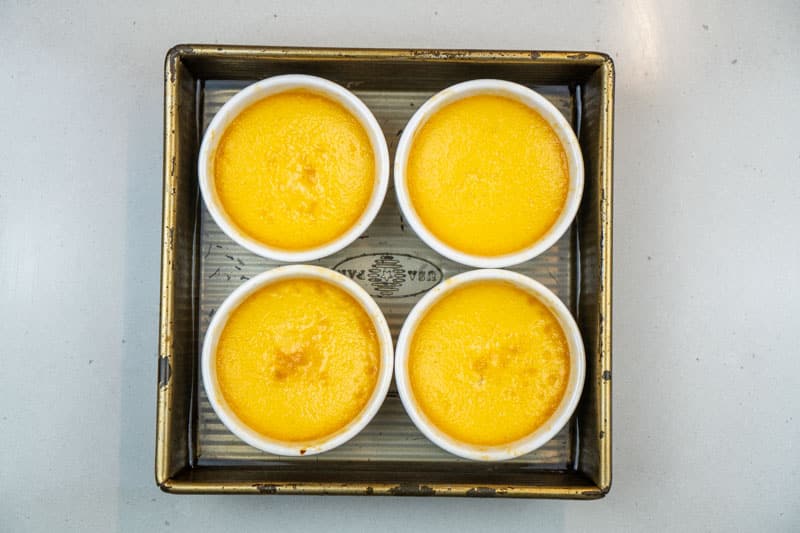 Baked custard