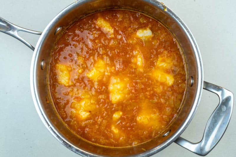 Soup ready to serve