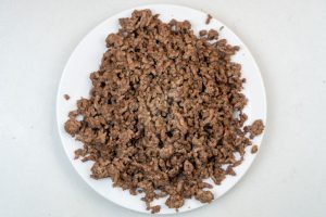 Cooked beef mince