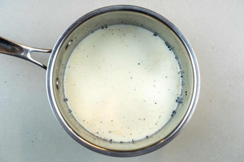 Heated milk