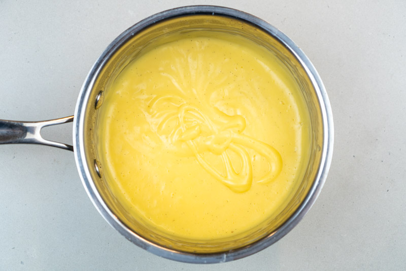 Cooked custard